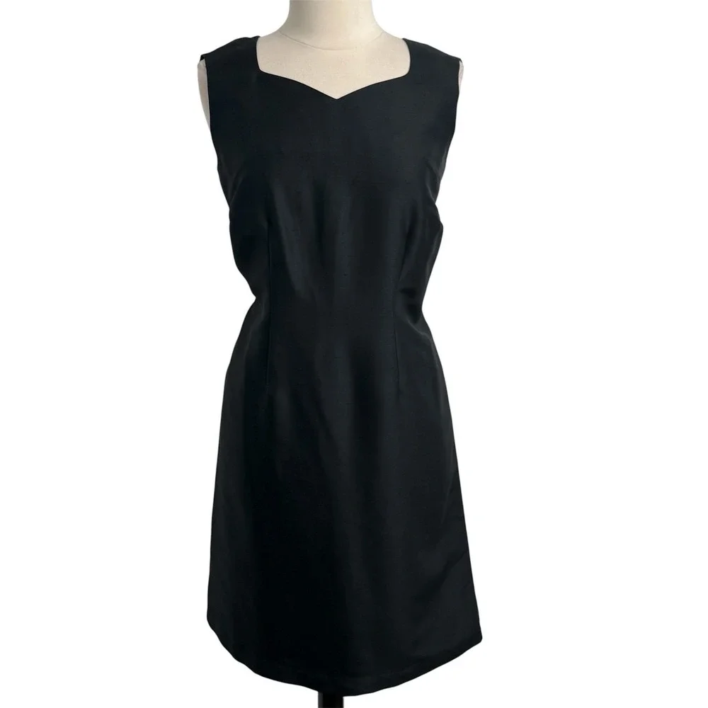 Worthington Women's Sleeveless 100% Silk Fully Lined Sheath Dress - Picture 1 of 10